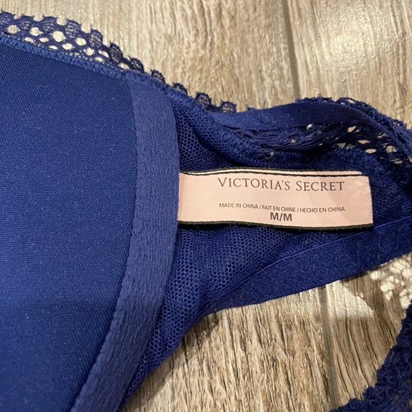 Victoria Secret Navy Lace Bralette (Size M) - Picture 3 of 5